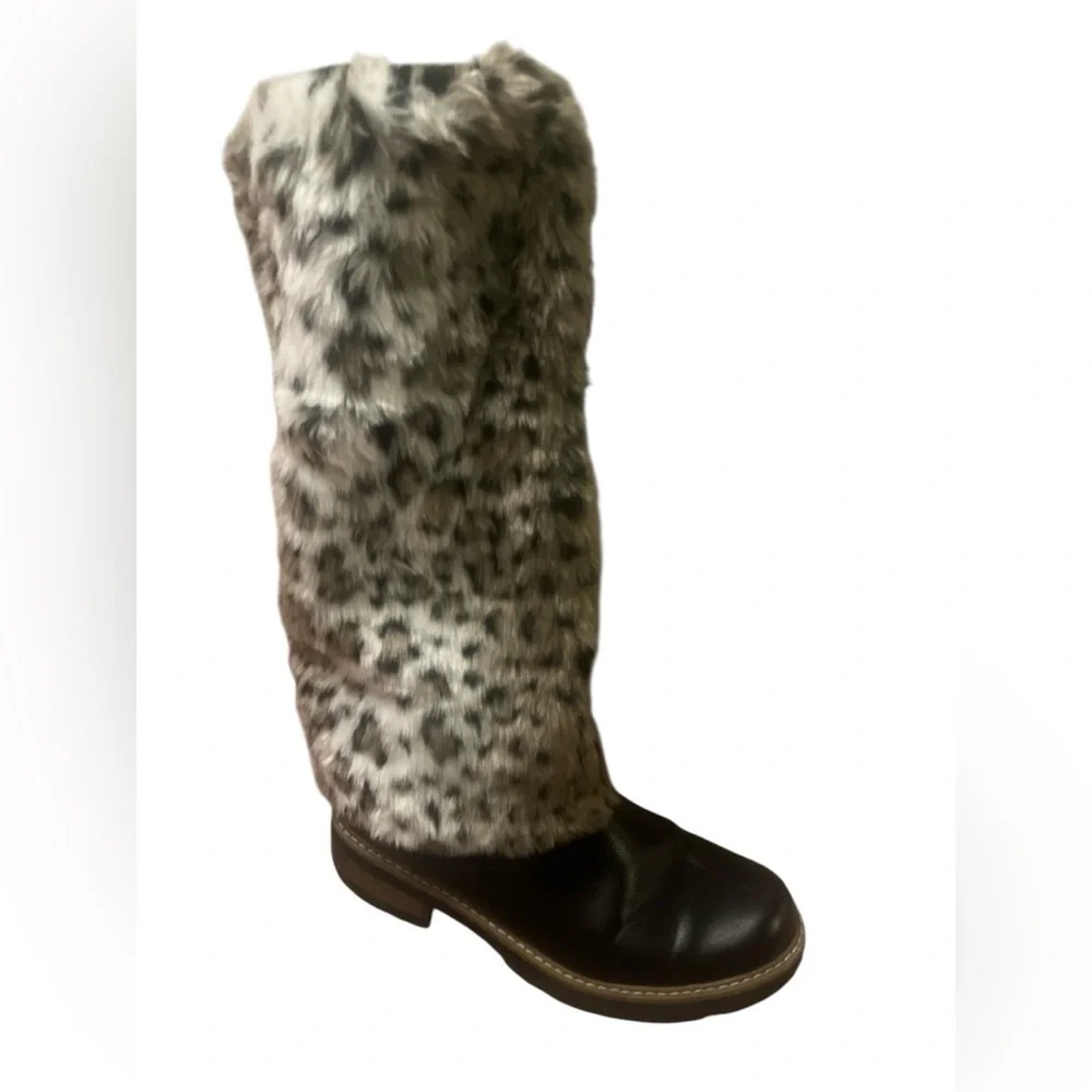 Multiple Colors Faux Fur Soft Costume Leg Warmers Boot Covers Dancewear Rave NWT - Picture 6 of 7
